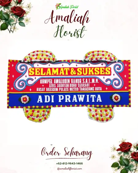 Papan Bunga Ucapan Selamat Bondoyudo